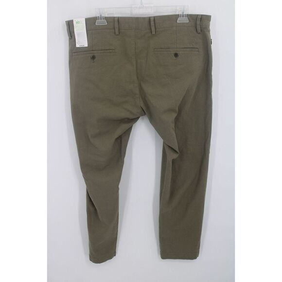 Dockers Tapered Fit Supreme Flex Stretch Alpha Khaki Pants 36/30 NWT Olive - Picture 6 of 10